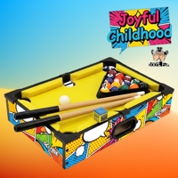 Mesa de Juego de Billar Mini con Luces LED para Interiores, Familia, Oficina y Juegos de Fiesta