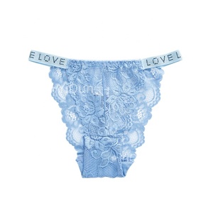 Venta al por mayor de fábrica, ropa interior sexy transparente para mujer, bragas de encaje sexy para damas - Product Image 6