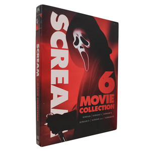 Films d'horreur américains <span class=keywords><strong>Scream</strong></span> Saisons <span class=keywords><strong>1</strong></span>-6 6DVD Région <span class=keywords><strong>1</strong></span> Blu-Ray Série TV Style Cœur Vente en gros Films pour enfants Dessins animés - Product Image 4