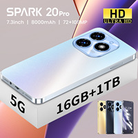 Teléfono Móvil Tecno Spark 20 Pro Original Desbloqueado, 7.3 Pulgadas, 16GB+1TB, Nuevo, 5G, Alta Calidad, Recién Llegado, con Doble SIM, Gran Oferta