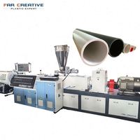 Machine de fabrication de tuyaux en PVC entièrement automatique, très créative, ligne de production d'extrusion de tuyaux en plastique de 16 à 63mm/machine à tubes en PVC