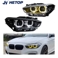 Phare HETOP F20 2015-2018, double couleur, style lentille laser, amélioration LED DRL, style Ikon pour BMW Série 1