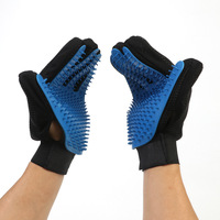 Gant de toilettage pour animaux personnalisé en gros, brosse à poils de chat, produits de toilettage pour animaux de compagnie en gros, gant de nettoyage pour animalerie