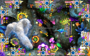 เครื่องเกมตกปลา 10 ผู้เล่น <span class=keywords><strong>100</strong></span> นิ้ว GODZILLA3 ราชา กิโดราห์ เกมตกปลาแบบมีเสถียรภาพ เกมโต๊ะตกปลา เกมล่าปลา - Product Image 4