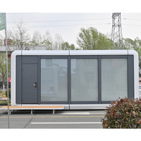 Maisons préfabriquées portables en Chine, autres maisons préfabriquées en panneaux sandwich en acier, mini-maison capsule, maison préfabriquée, espace habitable préfabriqué
