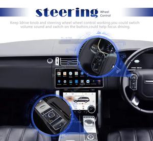 Radio de coche de 12,3 pulgadas para Range Rover Vogue L405 2013-2017 AC pantalla Panel de <span class=keywords><strong>aire</strong></span> <span class=keywords><strong>acondicionado</strong></span> sistema dual navegación GPS LHD RHD - Product Image 3
