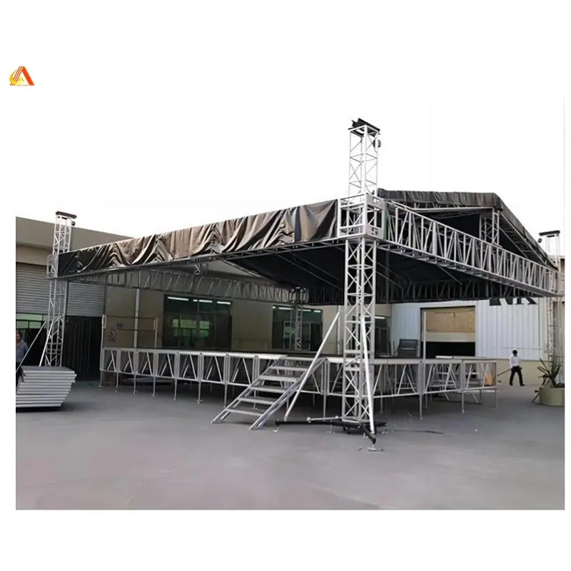 Vendita calda di alta qualità in alluminio palco piattaforma di illuminazione capriata per eventi matrimonio Truss lift per concerto dj Stage truss display