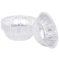 Récipient pour aliments à emporter de 80ml Mini boîtes à tarte en papier d'aluminium Tasse à tarte aux œufs en aluminium Boîte en papier d'aluminium Plateau Tasse de cuisson jetable de qualité alimentaire