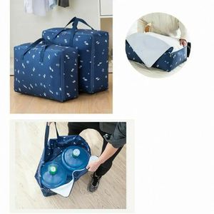 Wardrobe Foldable Oxford Cloth Storage Bag Large Capacity Closet Organizer Household <b>Quilt</b> Storage Bag with Zipper - Product Image 5