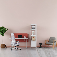 Escritorio de Oficina, Mesa para Computadora, Estación de Trabajo, Trabajo desde Casa con Estante para Impresora, Muebles Corporativos