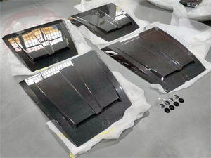 Babus סגנון סיבי פחמן מנוע הוד עבור מרצדס G כיתת W464 G350 G500 G550 פחמן סיבי חומר מצנפת - Product Image 5