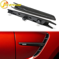 Garniture de pare-chocs en fibre de carbone sèche pour BMW M3 F80 M4 F82 F83, véritable carbone, grille latérale, garniture de lumière, accessoires extérieurs, kits carrosserie