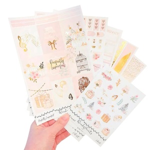 Produttore di articoli di cancelleria per journaling, fogli di adesivi decorativi estetici personalizzati con taglio a mezzo ritaglio - Product Image 1