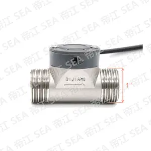 SEA G1 "ZJ SUS Saklar Sensor Aliran Air, Penghitung Fluoridmeter Cair 20-280L/Min