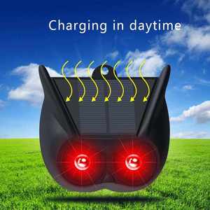 N911v năng lượng mặt trời cảm biến chuyển động còi báo động ánh sáng-2 LED DC phí thời tiết cho trang trại an ninh - Product Image 4