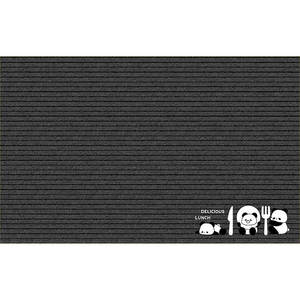 Tapis de cuisine Panda rectangulaire antidérapant, imperméable, lavable, en fibre de polyester épaisse, motif original, usage domestique, style 2024 - Product Image 1