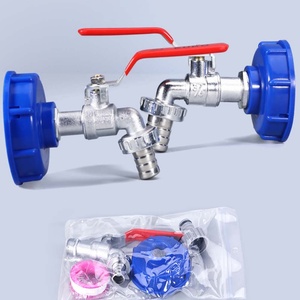 Adaptateur de réservoir IBC, vanne de réservoir d'eau de pluie, raccord de robinet d'eau en alliage de zinc 1/2 pouce, connecteur de tuyau d'arrosage pour réservoir de stockage d'eau S60X6 - Product Image 6