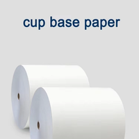 190g Coffee Cupstock Paper Matière première pour la fabrication de gobelets en papier Papier blanc pour stratifiés
