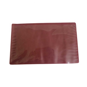 Tre tasche rosso di plastica in PVC titolare della carta per biglietti da visita - Product Image 4