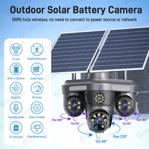 Outdoor 1080P IP67 Wasserdichte Sicherheitskamera 15MP Bewegungserkennung PTZ Überwachung Solarpanels 4G SIM-Karte WLAN Zwei-Wege-Audio - Product Image 3