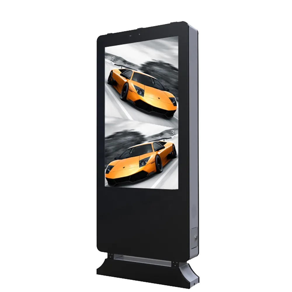 IP65 Lcd Kiosk Outdoor Reclame Apparatuur, Outdoor Digital Signage Kiosk, Outdoor Display Kiosk Met Autolader