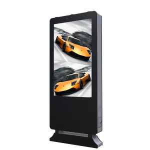 IP65 Lcd Kiosk Outdoor Reclame Apparatuur, Outdoor Digital Signage Kiosk, Outdoor Display Kiosk Met Autolader