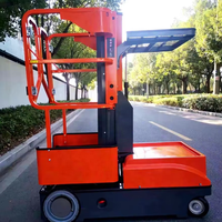 Chariot élévateur à fourche électrique à commande directe d'usine, 240 kg, 6 m, CE, chargeur embarqué, pickeurs d'entrepôt, pickeurs Crown, machines à pickers