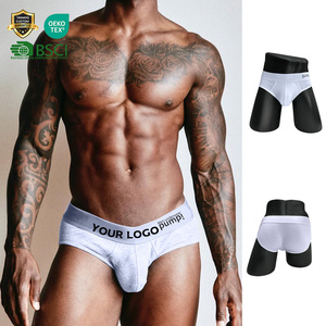 Ropa Interior Masculina Personalizada de Marca, Negra, de Algodón Modal, Corte Bajo, Transpirable, Moderna, Sexy, <span class=keywords><strong>Erótica</strong></span>, para Hombres - Product Image 1