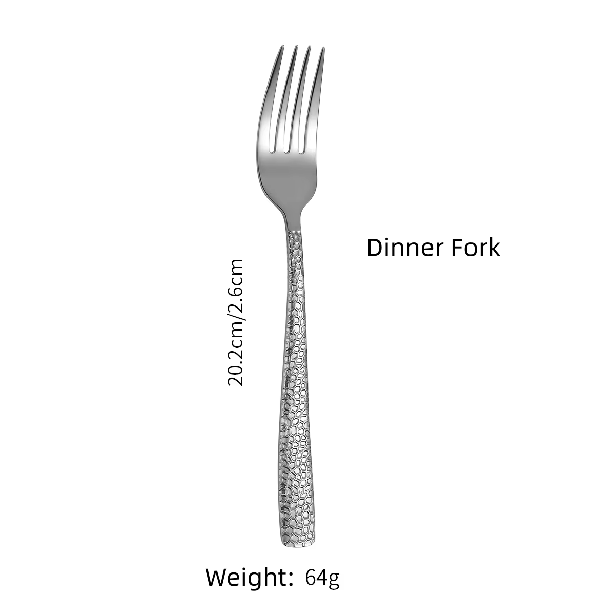 Forchetta da tavola in argento