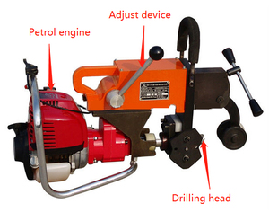 Factory Bestsellers <strong>Railway</strong> Equipment <strong>Railway</strong> Supplies Petrol <strong>Engine</strong> Rail Drilling Machine - Product Image 2