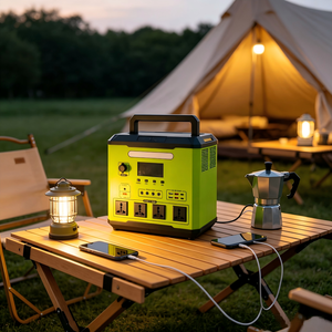 Factory Price Portable 600W-1500W MPPT <b>Solar</b> Panel LiFePO4 <b>Solar</b> <b>Generator</b> ABS <b>Solar</b> Power Station - Product Image 3