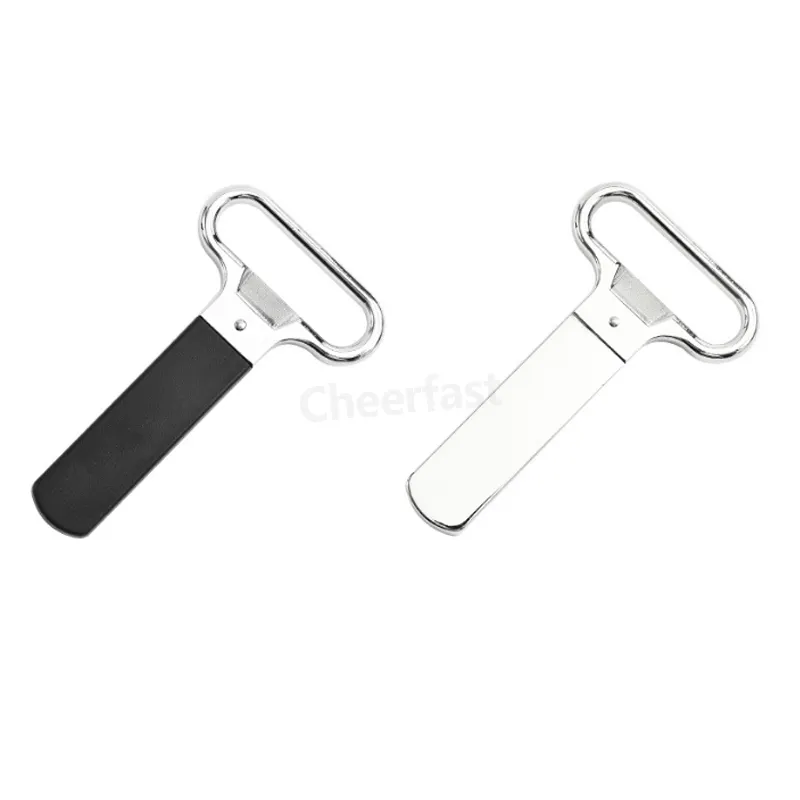 Abridor de botellas de acero inoxidable duradero de corcho de dos puntas de tamaño portátil Extractor de corcho de vino Ah So Abridor y abridor de cerveza