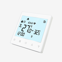 Thermostat numérique HEDEMAN pour chauffe-eau, contrôleur de température mural avec écran LCD, thermostat d'ambiance
