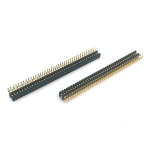 Deyconn Tùy Chỉnh Ph2.0mm H2.0mm Pitch Pin Tiêu Đề Kết Nối Phụ Kiện Hàng Kép Nam 90-Độ Khe Cắm Không Outcropping - Product Image 3
