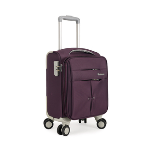 Bán buôn sang trọng Nylon vải Xe đẩy Túi đặt 6 mảnh tốt nhất Túi du lịch vali túi xách 4 <span class=keywords><strong>Spinner</strong></span> bánh xe hợp kim nhôm nóng bán - Product Image 4