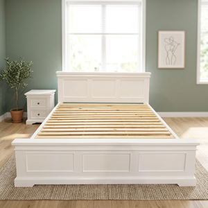 Modern Solid Oak Wood <b>Double</b>/Queen <b>Bed</b> Frame Headboard <b>Bed</b> Legs Extendable <b>Storage</b> Function 250kg-450kg Load Capacity LP Rp - Product Image 3