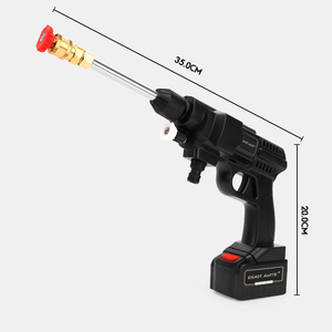 Pistolet de lavage de voiture portable sans fil 24V haute puissance Li-ion rechargeable avec générateur de mousse - Product Image 6
