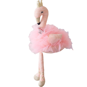 毛绒动物-舒适伴侣-超软动物毛绒玩具40厘米2色助理芭蕾舞女演员火烈鸟 - Product Image 1
