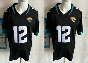 เสื้อเจอร์ซีย์ Jacksonville Jaguars 12 Lawrence แบบสปอร์ตสำหรับผู้ชาย ปี 2025 ขายส่งและขายดี พร้อมบริการปักลายตามสั่ง - Product Image 3
