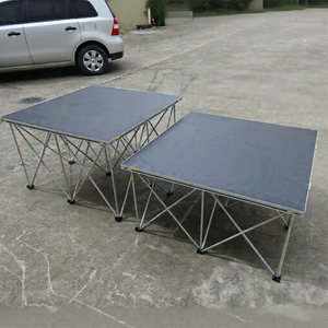 Portable aluminum stage Drum stage riser 4x4ft concert stage Event DJ stage Portable stage platform - Product Image 1