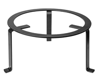 Support de cuisson rond pour Pot de feu d'extérieur, parfait pour le Camping, la cuisine au feu de camp, trépied Portable
