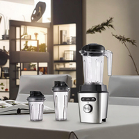 Mixeur Électrique Multifonctionnel en Acier Inoxydable avec Fonction Glace Pilée et Pot Sans BPA pour Usage Domestique