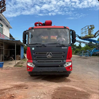 Camion pompe à béton SANY 37m d'occasion 2025, moteur diesel, 120 km/h, puissance 229 kW, portée horizontale 33m, certifié, à vendre