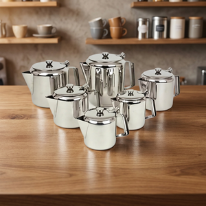 Stainless Steel Mirror Finish Classic Style <b>Tea</b> <b>Pot</b> Durable Kettle Lid BPA Free 1L Capacity Home Office Cafes Restaurants Heat - Product Image 3