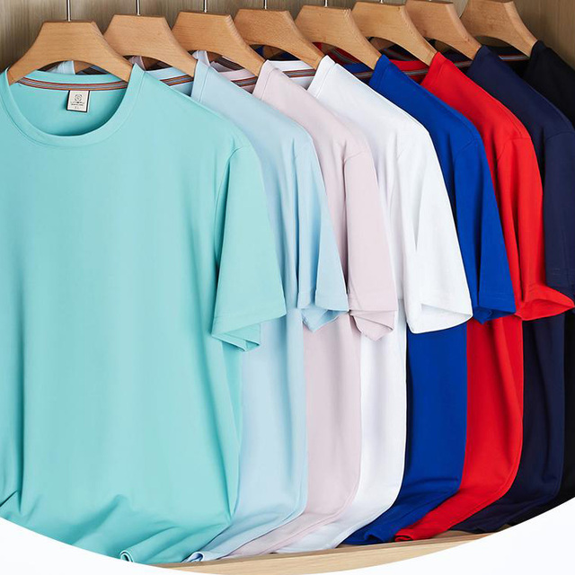 Quick Dry Cooling T Shirt for Men Knitted Sportswear with 5A Antibacterial Technology and Moisture Wicking Features