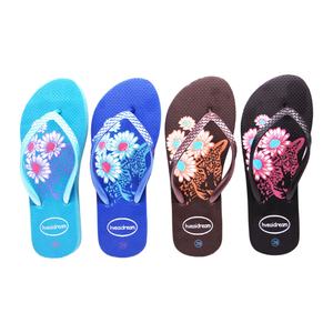 Sandalias de Playa con Estampado Floral para Mujer, Tendencia Verano 2025, Chanclas Transpirables para Interiores y Exteriores, Fabricante, Venta al Por Mayor - Product Image 2