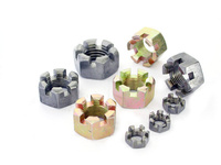 Écrous fendus, écrous hexagonaux fendus, zinc noir/zinc nickelé/galvanisé/Dacro ISO4032/ASME/ANSI B 18.2.2/GB6170/BS4190 OEM/ODM