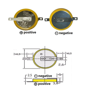 Batteria al litio 3v <span class=keywords><strong>cr2025</strong></span> con schede di saldatura per Nintendo GBA batteria a gettone per Gameboy Advance Game Card - Product Image 2