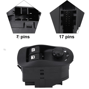 Commutateur de lève-vitre électrique de voiture de rechange en gros bouton de commande de miroir OE # 6554WA pour <span class=keywords><strong>Peugeot</strong></span> <span class=keywords><strong>206</strong></span> - Product Image 4