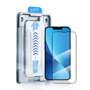 Nhà máy cung cấp bảo hiểm đầy đủ dễ dàng cài đặt bảo vệ màn hình cho iPhone XS Max, cho iPhone 11 Series đến 15 Series kính cường lực